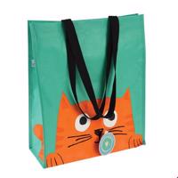 Nákupní taška s kreslenou kočkou