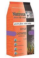 Nativia Cat Castrated 10kg sleva