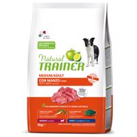 Natural Trainer Medium Adult hovězí a rýže - výhodné balení: 2 x 3 kg