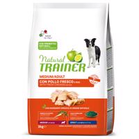 Natural Trainer Medium Adult kuřecí a rýže - výhodné balení: 2 x 3 kg