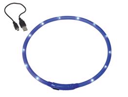 Nobby Led Visible svítící kroužek silikon modrá 40cm