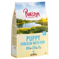 NOVÁ RECEPTURA: 1 kg Purizon bez obilovin granule pro psy na vyzkoušení - Puppy kuřecí s rybou