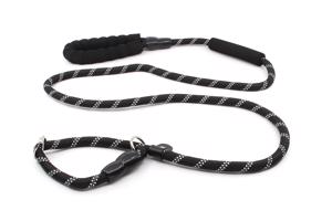 Nylonové vodítko pro psa | 128 cm Barva: Černá, Šířka vodítka: 0,8 cm