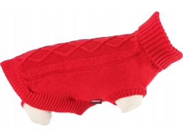 Obleček svetr pro psy LEGEND červený Délka: 25cm
