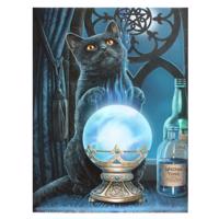 Obraz na plátně s kočkou věštkyní - design Lisa Parker