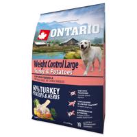 Ontario Adult Large Weight Control Turkey & Potatoes & Herbs Velikost balení: 2,25 kg