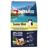 ONTARIO Senior Mini Fish & Rice Velikost balení: 6,5kg