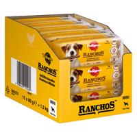 Pedigree Ranchos Mini plněné žvýkací tyčinky 80 g - kuřecí 10 x 80 g