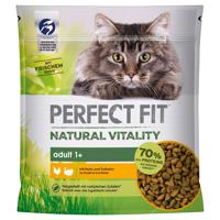 Perfect Fit Cat Natural Vitality kuřecí a krůtí - výhodné balení: 6 x 650 g