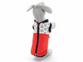 Pes-tex Bruno zimní bunda pro psa Barva: Červená, Délka zad (cm): 49, Obvod hrudníku: 35 - 58 cm
