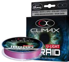 Pletená šňůra Climax iBraid U-Light fluo-fialová 135m Variant: Průměr: 0,08mm / 6kg