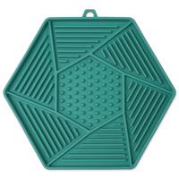 Podložka lízací Epic Pet Lick&Snack hexagon 17x15cm Barva: Zelená