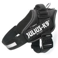 Postroj JULIUS-K9 IDC® Power černý - velikost 1: obvod hrudi 63 - 85 cm