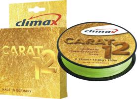 Přívlačová šňůra Climax Carat 12 Žlutá 135m Variant: 135m 0,13mm / 9,5kg