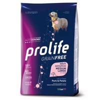 Prolife Dog Grain Free Sensitive Adult Medium/Large Pork & Potato - 10 kg
