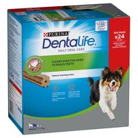 PURINA Dentalife pamlsky pro každodenní péči o zuby pro středně velké psy (12-25 kg) - 24 tyčinek (8 x 69 g)