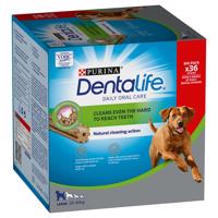 Purina Dentalife pamlsky pro velké psy, 2 balení - 25 % sleva - 2 x 36 tyčinek  (24 x 106 g)