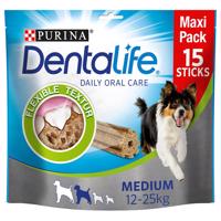 Purina DentaLife snack pro každodenní péči o chrup pro středně velké psy Maxipack 345 g