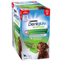 PURINA Dentalife snacky, 2 balení - 25 % sleva - Active Fresh Daily Dental Care  Dental Care Snacks pro velké psy 2x 18 kusů
