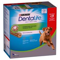PURINA Dentalife snacky, 2 balení - 25 % sleva -Dentalife  každodenní péči o zuby pro velké psy 2 x18 tyčinek