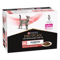 Purina Pro Plan Veterinary Diets Feline DM ST/OX - Diabetes Management hovězí - 10 x 85 g