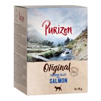 Purizon Adult 24 x 70 g - bez obilovin - Kuřecí filety s lososem
