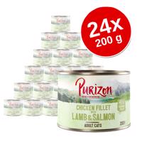 Purizon Adult - bezobilné 24 x 200 g - míchané balení