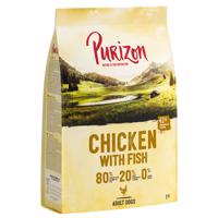 Purizon - bez obilovin granule, 1 kg za skvělou cenu!  - 80:20:0 kuřecí s rybou - bez obilovin