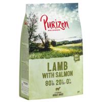 Purizon granule, 1 kg za skvělou cenu -  Adult 80:20:0 jehněčí s lososem - bez obilovin