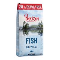 Purizon granule, 12 kg + 2,4 kg zdarma - Adult s rybami - bez obilovin
