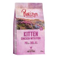 Purizon granule,  3 x 2,5 kg - 15 % sleva -  Kitten kuře & ryba - bezobilné