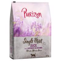 Purizon granule,  3 x 2,5 kg - 15 % sleva - Single Meat kachna s květy levandule