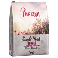 Purizon granule,  3 x 2,5 kg - 15 % sleva - Single Meat krůtí s květy vřesu
