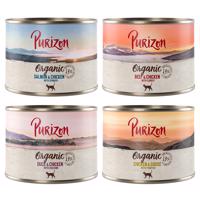 Purizon konzervy, 6 x 200 / 6 x 400 g za skvělou cenu!  - Organic   Míchané balení 4 druhy (6 x 200 g)