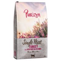 Purizon Single Meat krůtí s květy vřesu - 2 x 6,5 kg