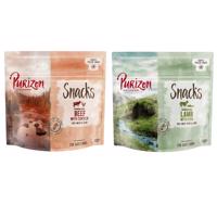 Purizon Snacks zkušební mix 2 x 100 g - hovězí a kuře / jehněčí a ryba