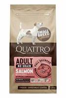 QUATTRO Dog Dry SB Adult Losos&Krill 1,5kg sleva
