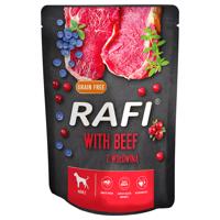 Rafi Dog 20 × 300 g - výhodné balení - hovězí