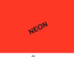 Reklamní tabulka A4 neon.červená 1 bal.(1bal=50ks) Variant: 625 321 - Reklamní tabulka A4 neon.červená 1 bal.(1bal=50ks)