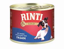 Rinti Dog Gold konzerva bažant 185g + Množstevní sleva Sleva 15%