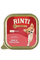 Rinti Dog vanička Gold Mini hovězí+perlička 100g + Množstevní sleva Sleva 15%