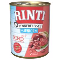 RINTI Kennerfleisch Junior 6 x 800 g / 24 x 800 g - Hovězí (24 x 800 g)