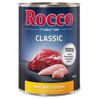 Rocco Classic 12 x 400 g - Hovězí s kuřecím masem