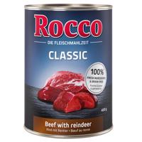 Rocco Classic 6 x 400 g - Hovězí s telecím srdcem