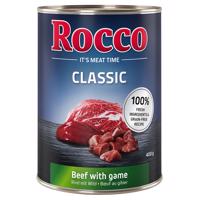 Rocco Classic, 6 x 400 g za skvělou cenu - Hovězí se zvěřinou