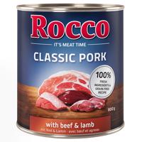 Rocco Classic Pork 12 x 800 g - výhodné balení - hovězí a jehněčí