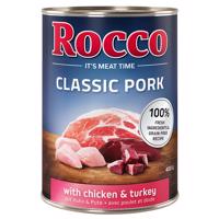 Rocco Classic Pork 24 x 400g - výhodné balení - kuřecí a krůtí