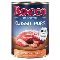 Rocco Classic Pork 24 x 400g - výhodné balení - kuřecí a losos