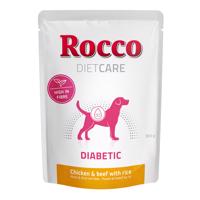 Rocco Diet Care Diabetic kuřecí a hovězí s rýží 300 g - kapsička 12 x 300 g
