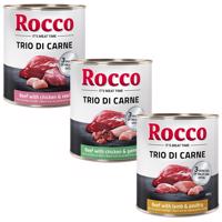 Rocco míchané balení na vyzkoušení  6 x 800 g - Trio di Carne Mix